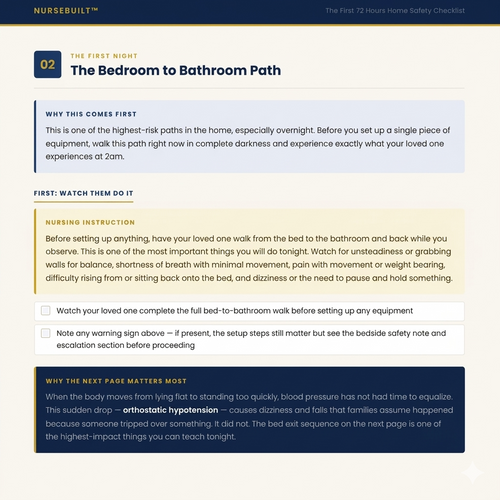 NurseBuilt: The First 72 Hours Home Safety System - Digital Edition